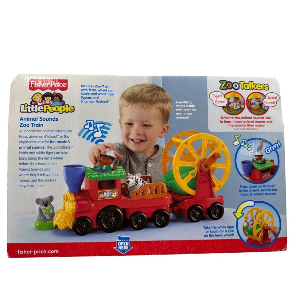 Fisher-Price Little People Zoo Talkers Animal Sounds Zoo Train New NIB 2012